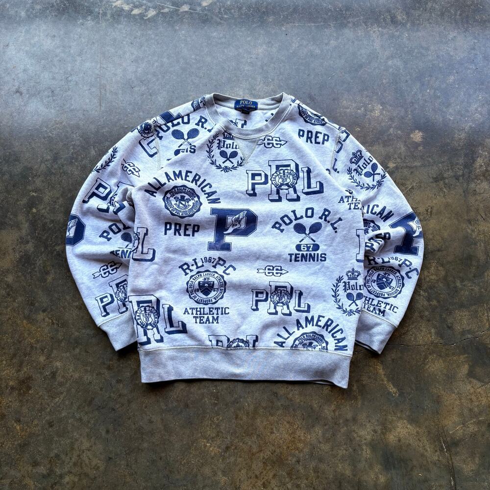 Cool Vintage Style‎ Polo RL AOP Sweatshirt